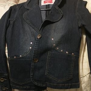 Blue jean iacket